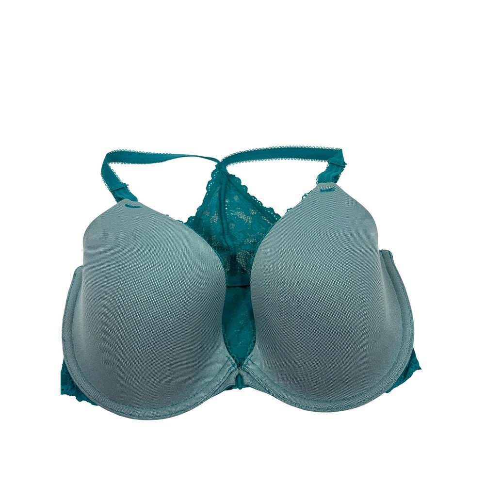 b.tempt'd Wacoal Ciao Bella Front Close T-Back Bra Teal Blue 953332 34DDD